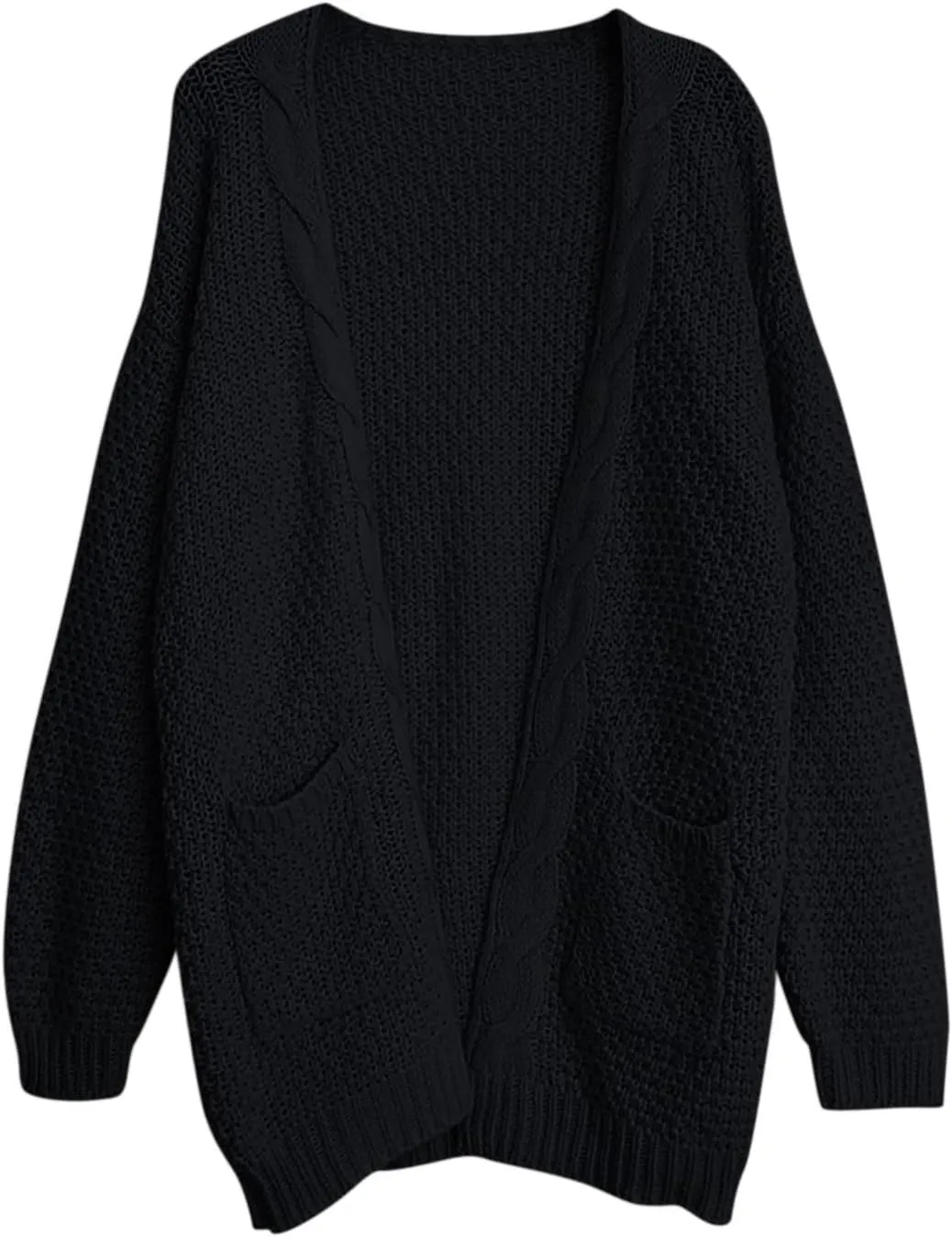 Women Oversized Cardigan Sweaters Trendy Casual V-Neck Long Sleeve Warm Chunky Knit Slouchy Oversized Wrap Sweater Coats