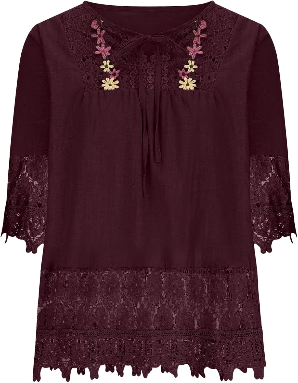 Women's Buttons Shirts Linen Roll-up Long Sleeve V Neck Summer Shirt Casual Loose Office Blouse Tunic Top