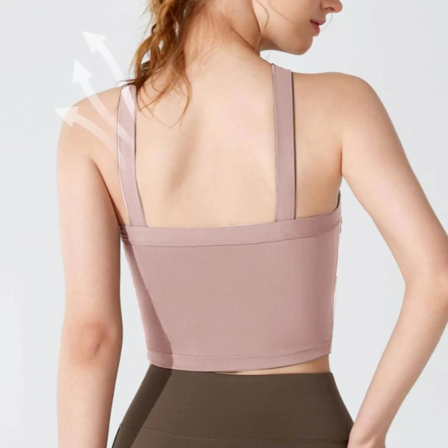 Women's Crop Tops Sexy Criss Cross Halter Sleeveless Wrap Front Backless Tee Shirt Solid Fashion Workout Yoga Blouse