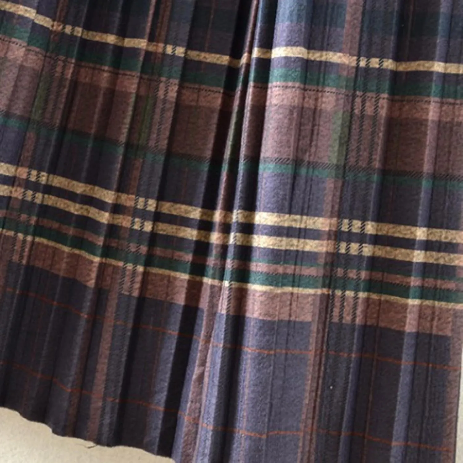 Women's High Waist Boho Floral Maxi Skirt Casual Vintage Plaid Gingham Cute Flowy Swing Pleated A Line Long Skirts