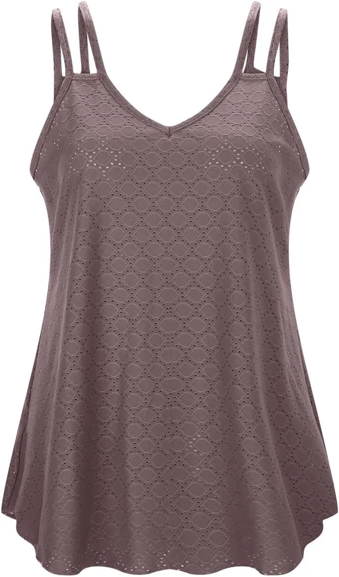 Women's New Summer Fashion V Neck Solid Color Sleeveless Casual Suspenders Small Vest Backless Top Women