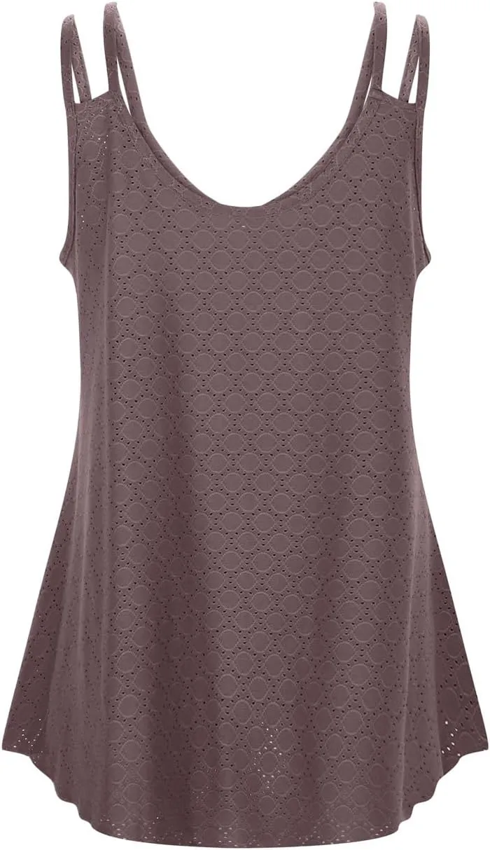 Women's New Summer Fashion V Neck Solid Color Sleeveless Casual Suspenders Small Vest Backless Top Women