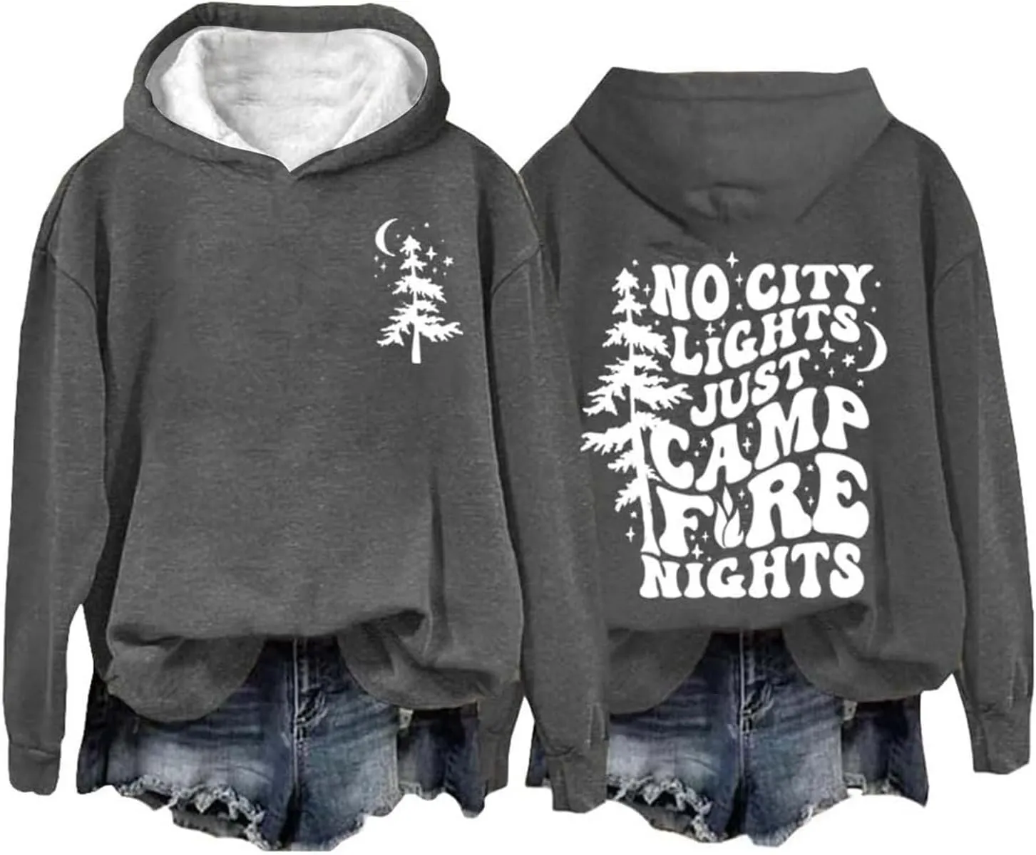 Womens Oversized Hoodies Sweatshirts Women's Check Zipper Hoodie Long Sleeved Hoodie Pullover Tops Loose Hooded