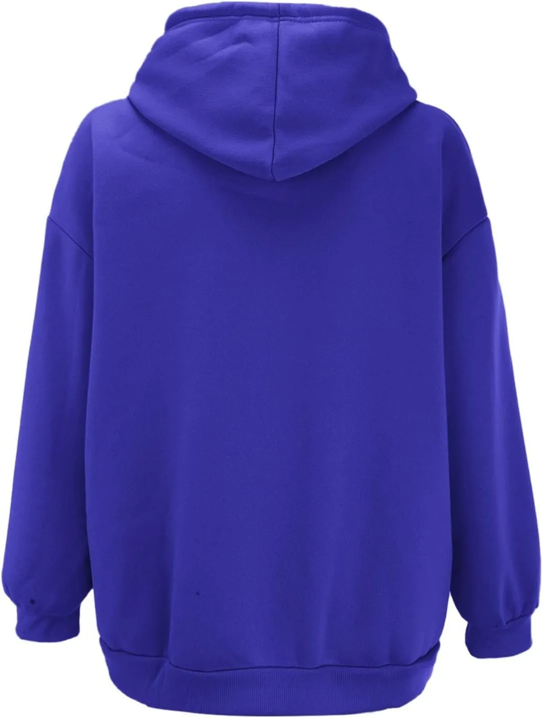 Women's Oversized Sweatshirts Casual Y2K Full Zip Hoodies Long Sleeve 2024 Fall Loose Fit Hooded Jackets with Pockets