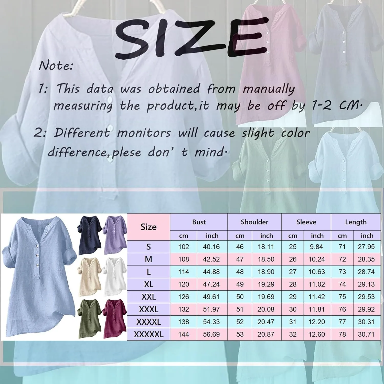 Women's Short Sleeve Cotton Linen Shirts Casual Crewneck Oversized T Shirts Solid Loose Summer Tee Top