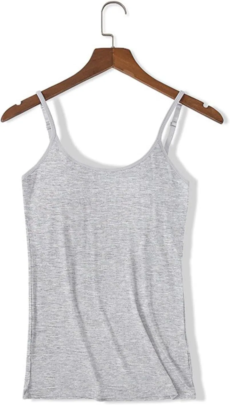 Women's Solid Color Elastic Inner Layer With Thin Chest Pad Can Be Worn On The Outside As A Base Shirt With A
