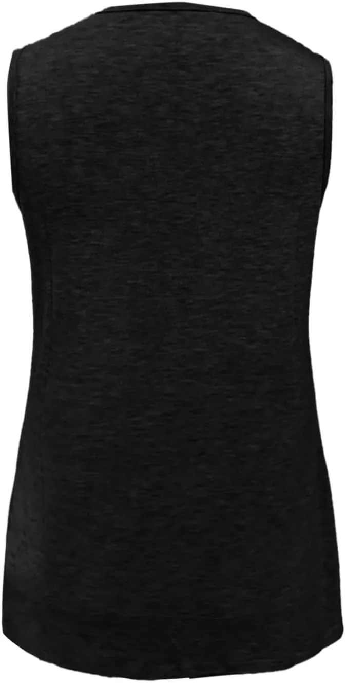 Women's Tank Top 2025 Sleeveless Summer Vacation Beach Fashion Tee Shirt Loose Comfy Casual Flowy Shirts