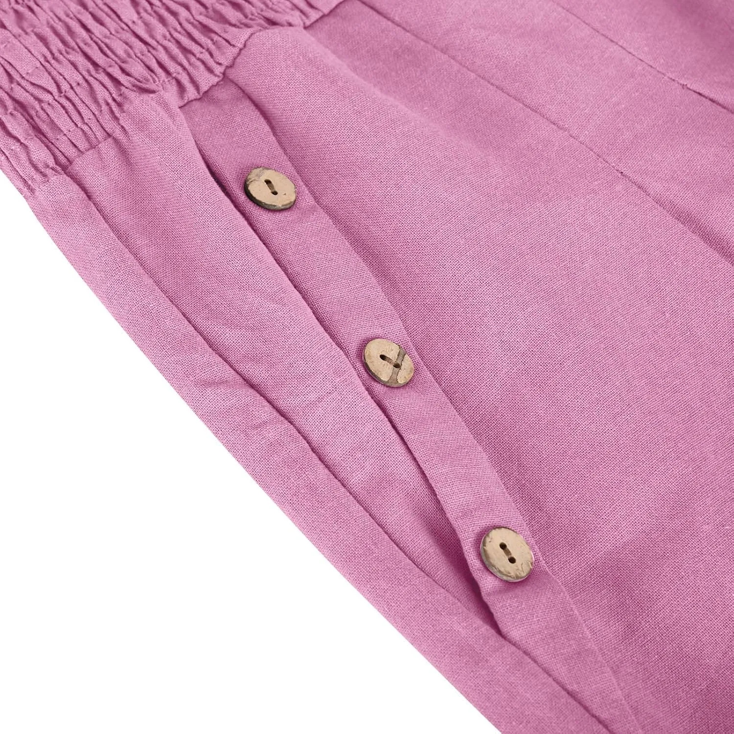 Women's Wide Leg Pants High Waisted Linen Pants Loose Fit Summer Pants Flowy Beach Pants Comfy Palazzo Pants Trousers