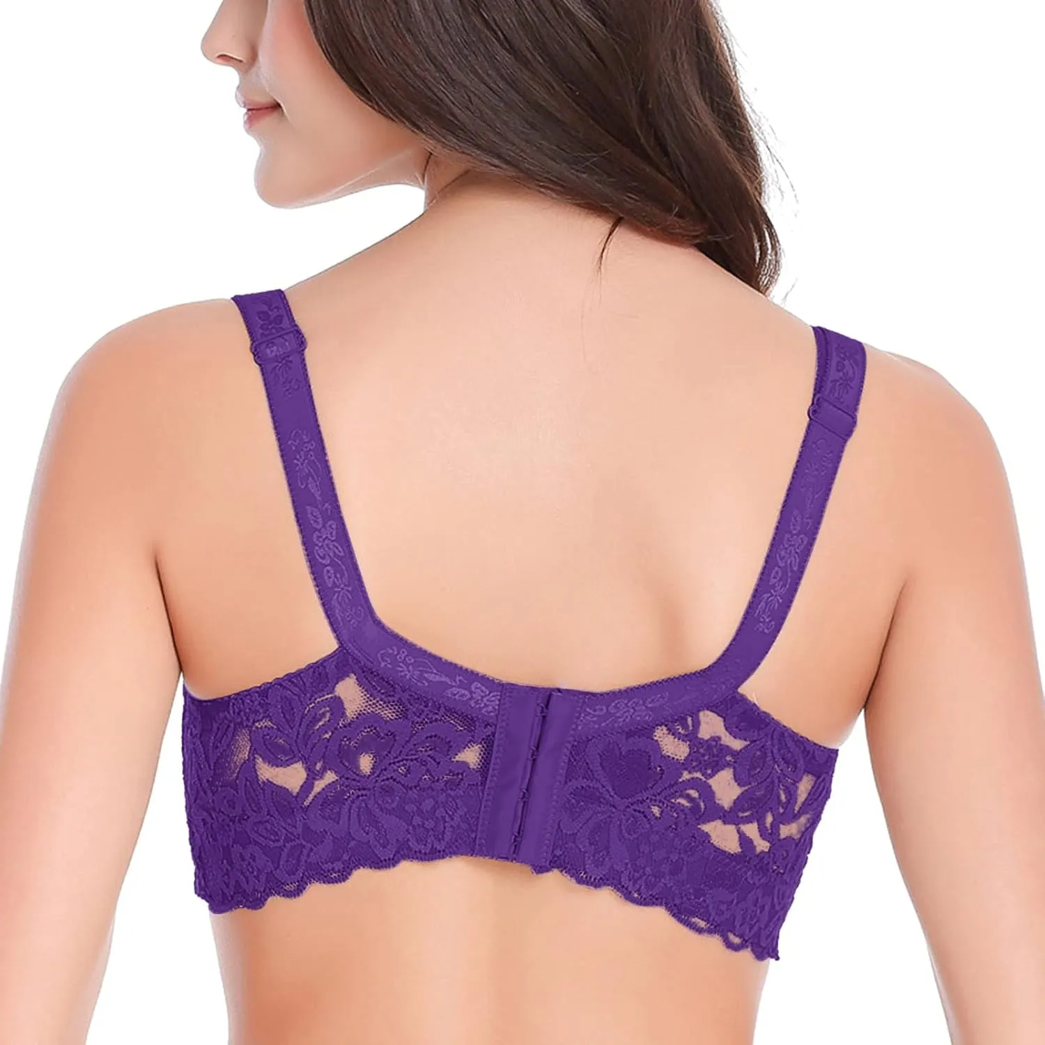 Women's Wireless Full-Coverage Bra Everyday Comfort Padded Fitness Running T-Shirt Bralette